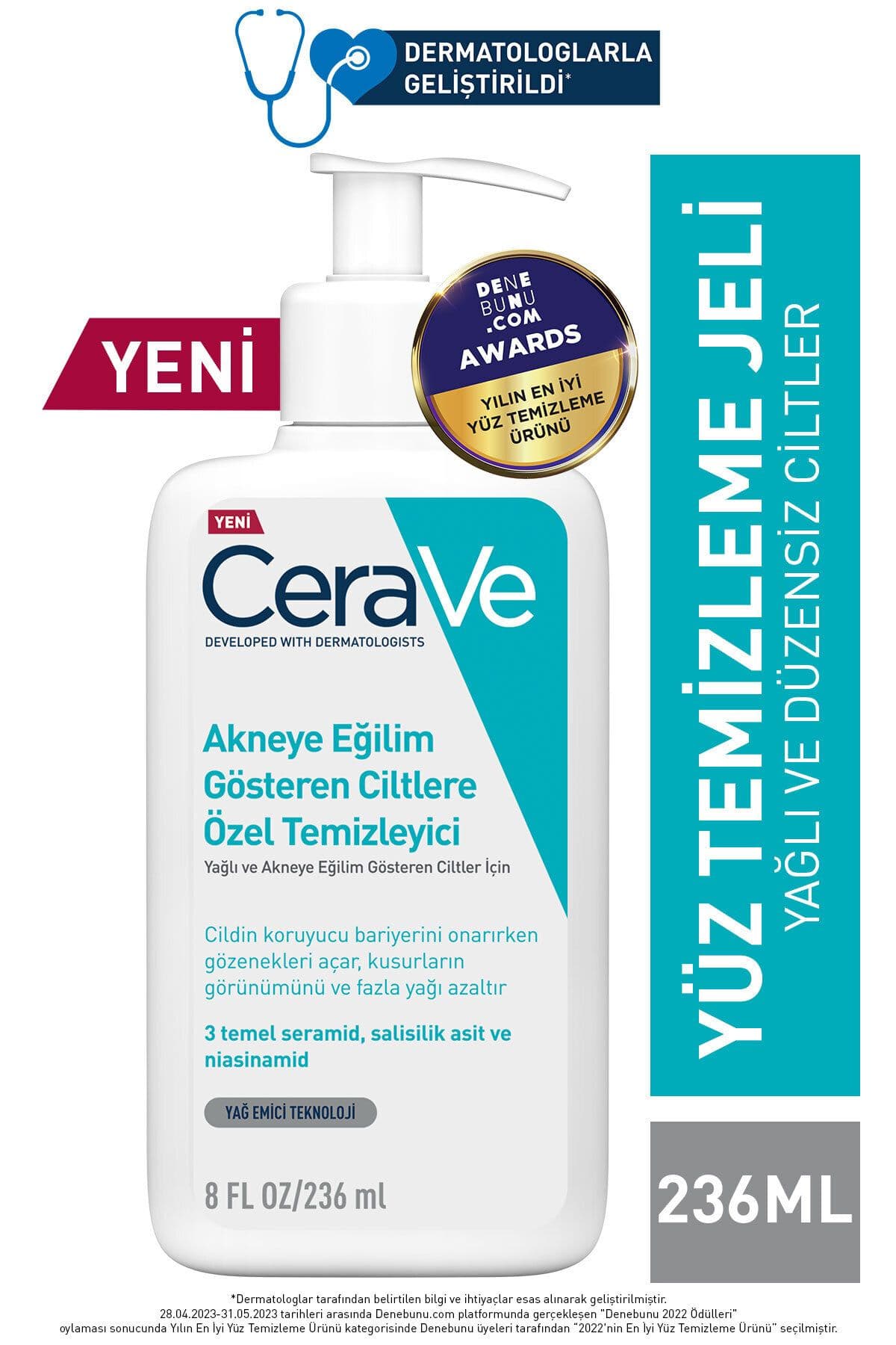 CeraVe Yüz Temizleme Jeli İncelemesi