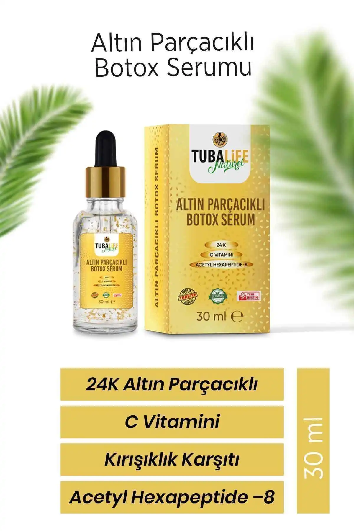 24K Altın Kırışıklık Karşıtı Serum