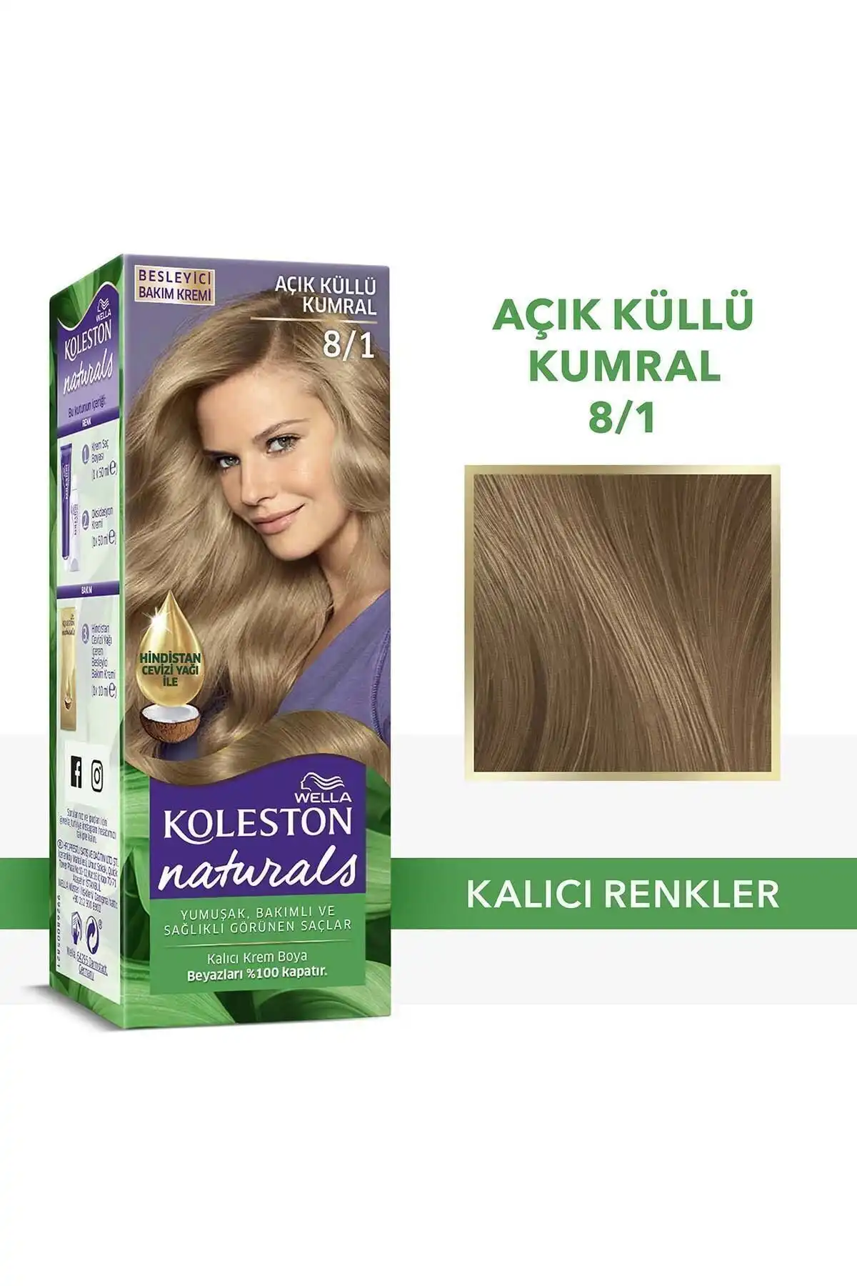 Koleston Naturals 8/1 Açık Küllü Kumral İncelemesi