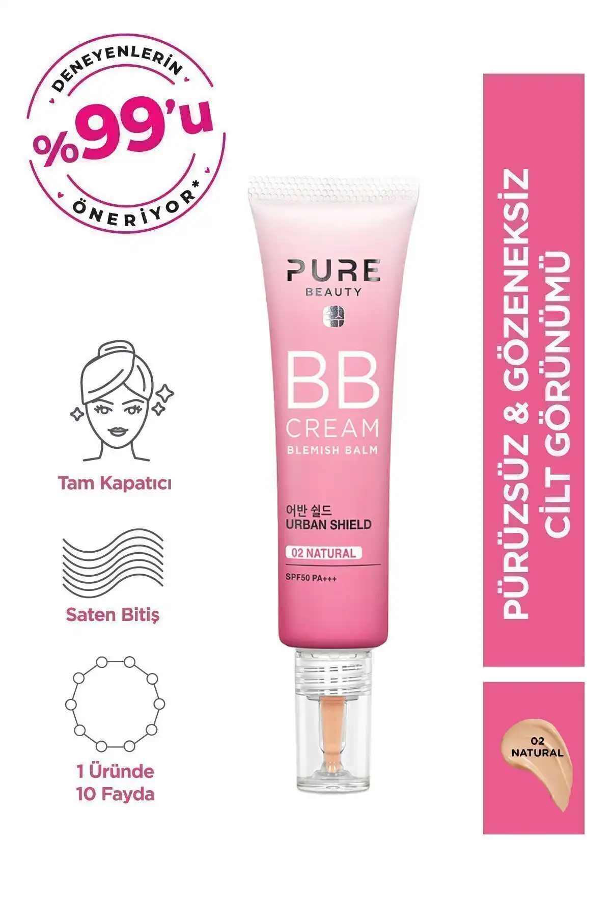 Pure Beauty BB Krem SPF 50 PA İncelemesi