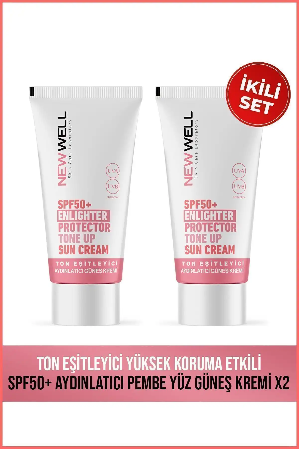 Yüksek Koruma SPF50+ Aydınlatıcı Yüz Güneş Kremi